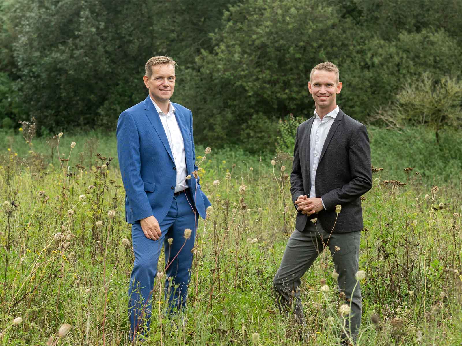 Bestyrelsesformand Anders Skovdal (t.h.) og administrerende direktør Lars Bonderup Bjørn (t.v.)